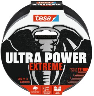 tesa Duct Tape Ultra Power Extreme - Buiten - Zwart - 25m X 50mm