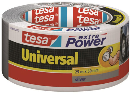tesa Ducttape 25 meter Grijs