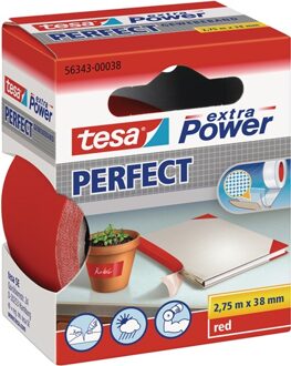 tesa extra Power Perfect, ft 38 mm x 2,75 m, rood