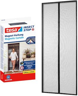tesa Insectenhor Magnetisch Gordijn - Zwart