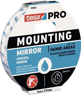 tesa Montageband | wit | lengte 5 m | breedte 19 mm | 16 stuks - 66952-00001-00