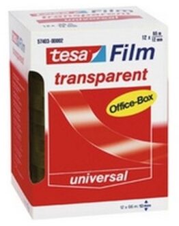 tesa office film 66m x12mm pk/12 Transparant