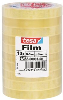 tesa plakband 66x15 pak a 10 rol Transparant