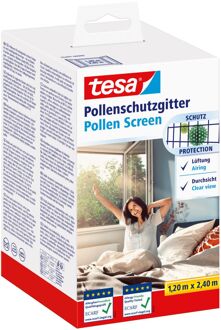 tesa Pollenscherm - Antraciet - Plakbevestiging - 1,2x2,4m