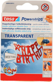 tesa Powerstrips Deco Tesa 16 stuks - Feestdecoratievoorwerp
