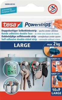 tesa Powerstrips large - 10 strips