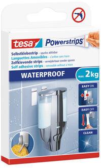 tesa Powerstrips large watervast Tesa 12 stuks - Tape (klussen) Wit