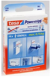 tesa Powerstrips small Tesa 14 stuks - Tape (klussen) Wit
