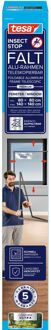 tesa Raamhor Insect Stop - 140x140cm - Antraciet - Aluminium