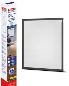 tesa Raamhor (insectstop) - 100x220cm - Antraciet - Aluminium