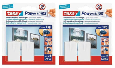 tesa schilderij ophanghaken - zonder boren - 4x - Ophangsystemen