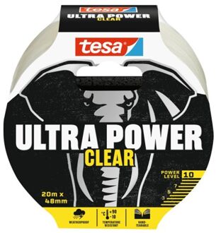 tesa Tape Ultra Power Clear - Transparant - 20m X 48mm