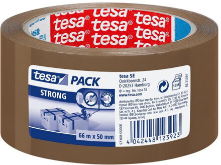 tesa Verpakkingstape - bruin - sterk - 66 m x 50 mm