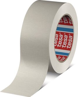 tesa Verpakkingstape papier | wit | lengte 50 m | breedte 50 mm | 6 stuks - 04713-00004-00 04713-00004-00