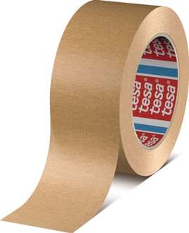tesa Verpakkingstape papier | zeemleer | lengte 50 m | breedte 50 mm | 6 stuks - 04713-00000-00 04713-00000-00