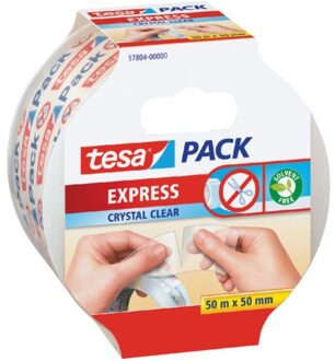 tesa Verpakkingstape Tesa 50mmx50m afscheurbaar transparant