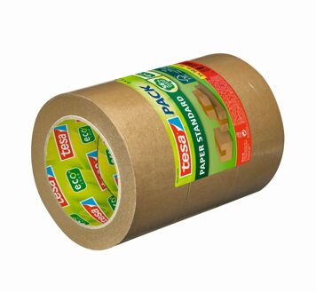 tesa Verpakkingstape Tesa 58292 eco papier FSC 50mmx50m bundel bruin
