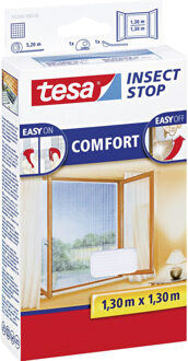 tesa vliegenraam 'Comfort' wit 1,30 x 1,30 m