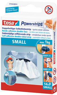 tesa zelfklevende ophang strips small 28 stuks - Tape (klussen) Wit