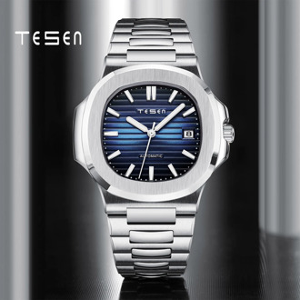 TESEN Men Luxury Brand Sports Watches Male Military Automatic Mechanical Watches steel luminous hand patek watch AAA nautilus
