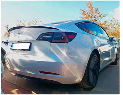 Tesla Achterspoiler passend voor Tesla Model 3 2017- (PU) TSTS03