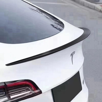 Tesla Achterspoiler passend voor Tesla Model Y 2019- (ABS Glanzend zwart) TSTS04