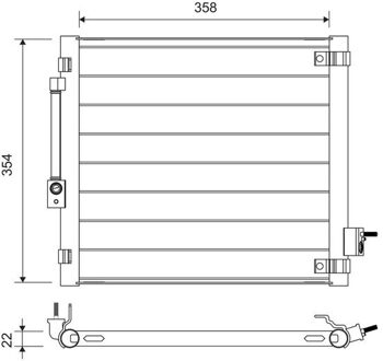 Tesla Condensor, airconditioning 822759