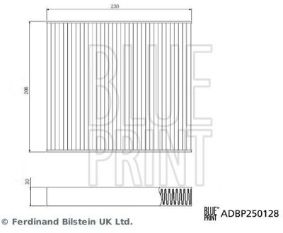 Tesla interieurluchtfilter ADBP250128