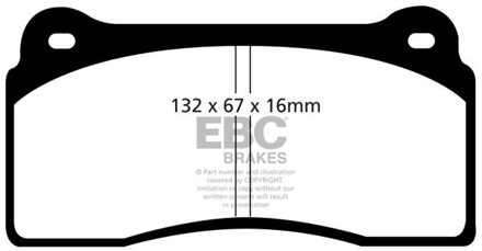 Tesla Remblokkenset Greenstuff DP21110