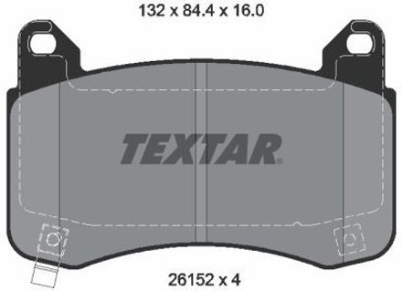 Tesla Remblokkenset, schijfrem 2615201