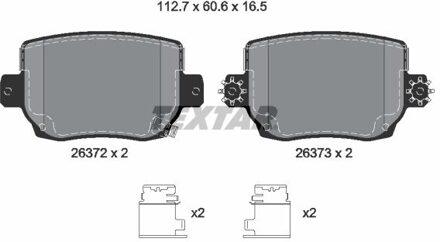Tesla Remblokkenset, schijfrem 2637201