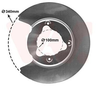 Tesla Stofschild Achter L 6904373