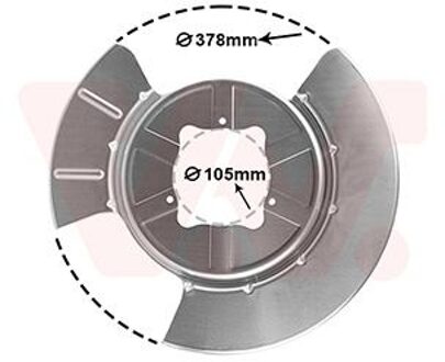 Tesla Stofschild Achter R 6903374