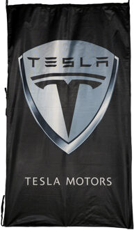 Tesla vlag zwart 150 x 90 cm