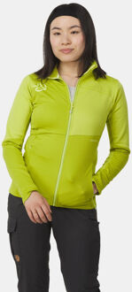 Teslin Fleecevest Dames Geel - S