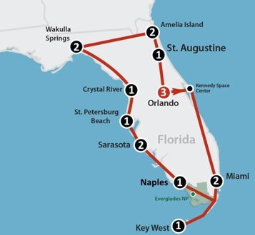 Test Discover Florida (18 dagen)