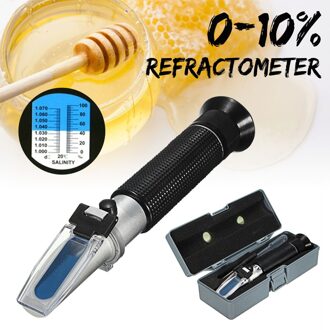 Test Zoutgehalte Refractometer Zout Water Zoutgehalte Reader Meter Bereik 0-10% Aankomst
