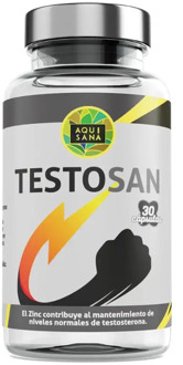 Testosterone | Sports supplement | Muscle supplement | Improve Libido | Burn fats | Maca | Zinc | 30 capsules | Aquisana