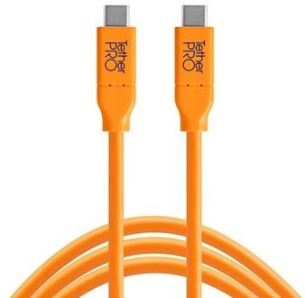 Tether Tools CUC10-ORG USB-kabel 3 m 3.2 Gen 1 (3.1 Gen 1) USB C Oranje