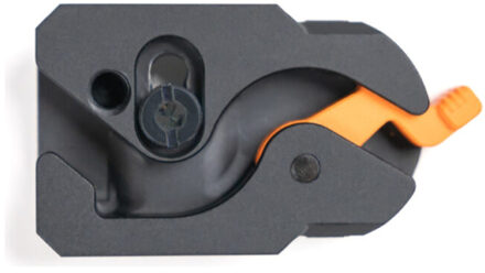 Tether Tools Leverlock & Cable Kit Optima 10G 31' (9.2m) Straight to Right, High-Visibility Orange