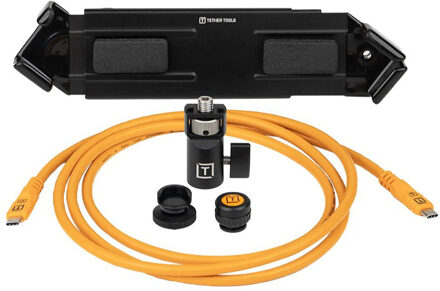 Tether Tools TetherPro Optima 10G Mobile Tethering Kit 6' (1.8m) Straight to Straight, High-Visibility Orange