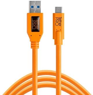 TetherPro USB 3.0 USB-C 4.6m Oranje