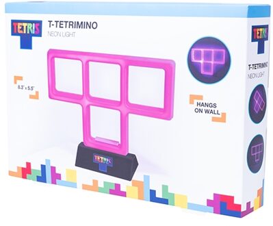 Tetris Neon Light Purple