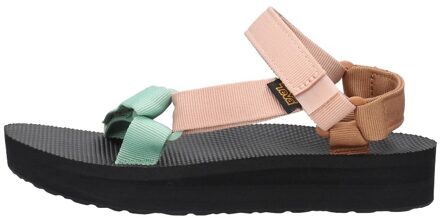 Teva Comfortabele platte sandalen voor vrouwen Teva , Multicolor , Dames - 41 Eu,38 Eu,37 Eu,39 EU