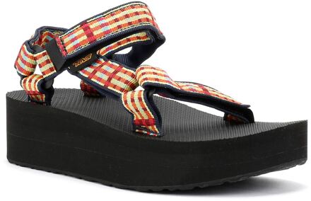 Teva Flatform Universal Dames Gele Sandalen Geel
