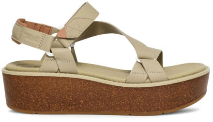 Teva Madera wedge dames sandaal Groen - 41