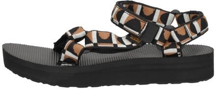 Teva Midform Universal Sandaal Dames bruin - zwart - beige - 39