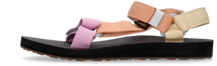 Teva Original Universal Sandaal Dames oranje - roze - zwart - 37