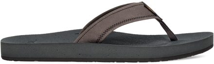 Teva ReFlip Leather Teenslippers Heren donkergrijs - 40 1/2