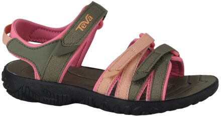 Teva Tirra Sandalen Junior olijfgroen - roze - 28